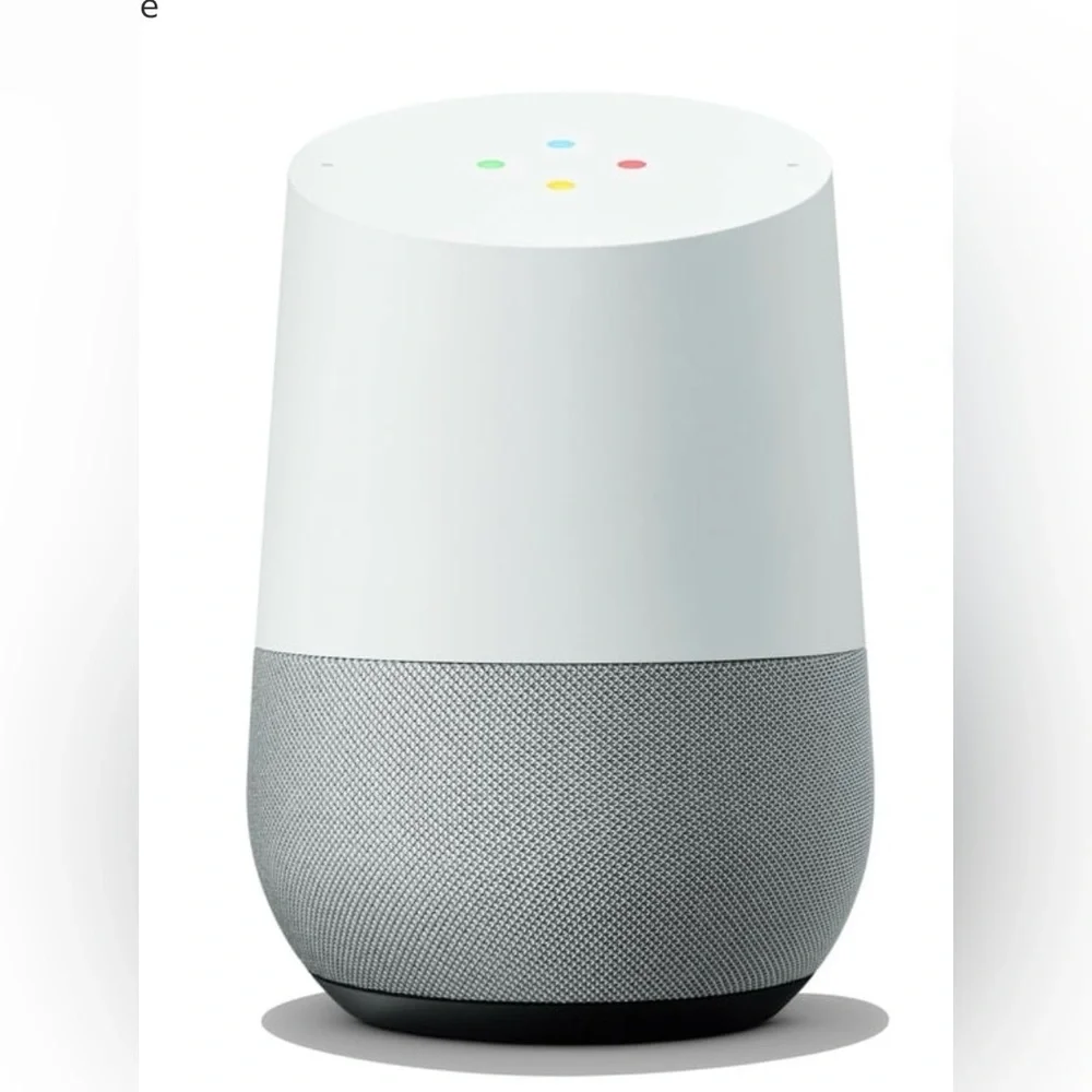 Google Home Smart Speaker & Google Assistant, Light Grey & White